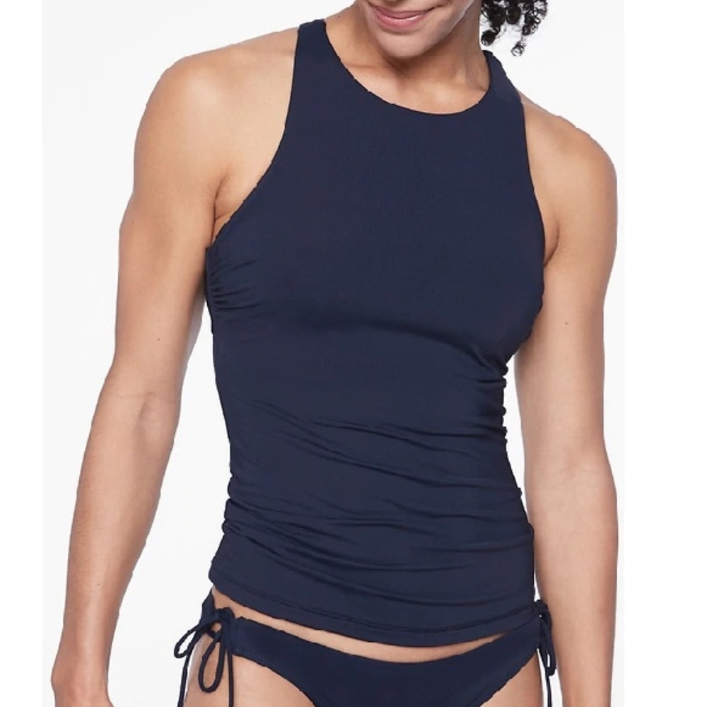 Athleta Maldives High Neck Tankini Top 36D/DD v551